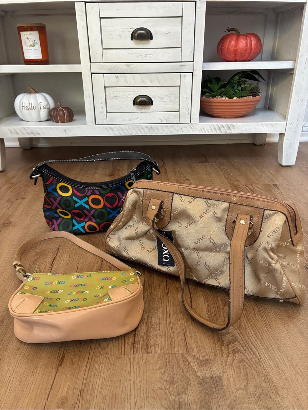 XOXO Y2K Multicolor Logo Shoulder Bag Trio/Bundle
